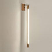 Euros - Gold Rotating LED Tube Wall Light