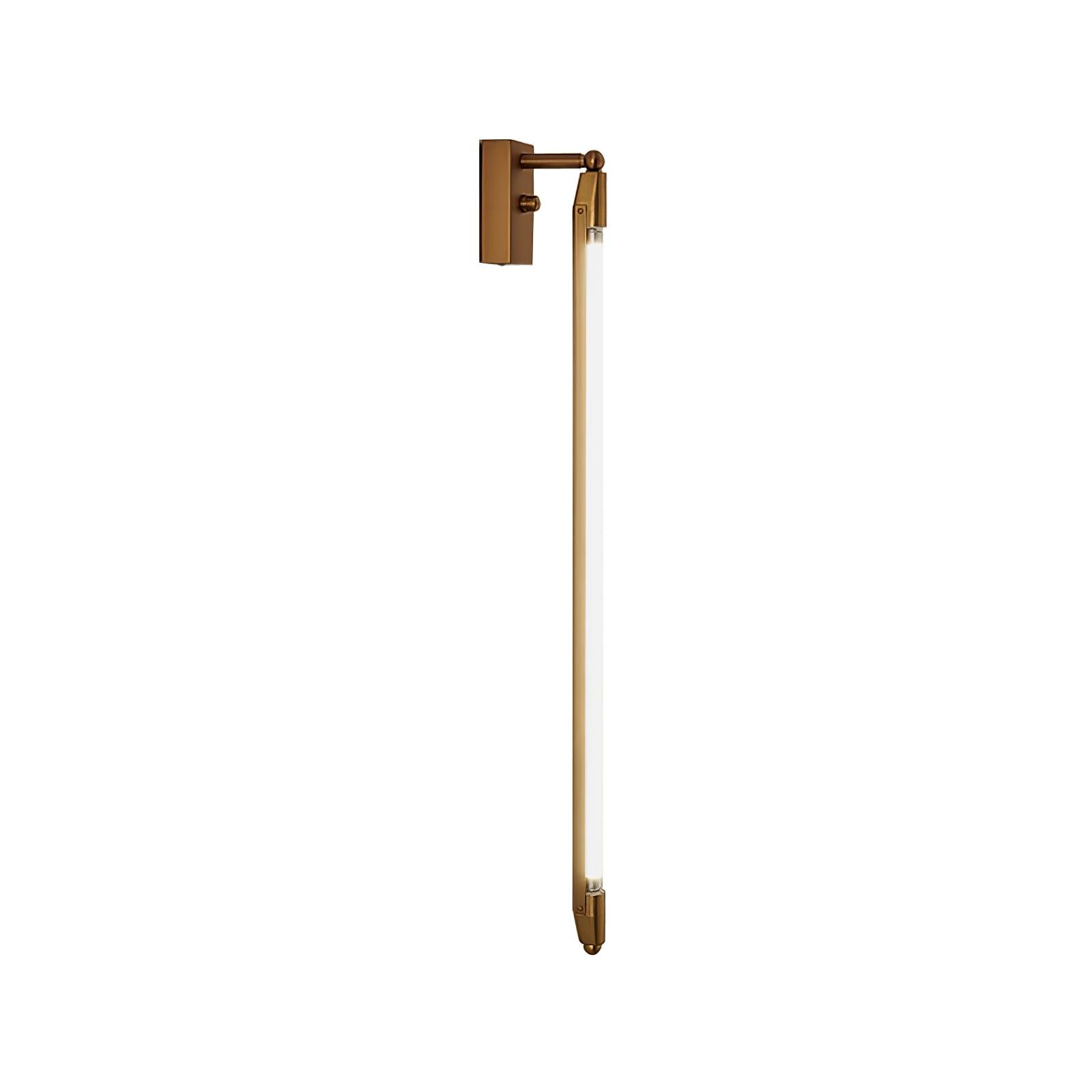 Euros - Gold Rotating LED Tube Wall Light