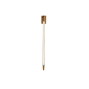 Euros - Gold Rotating LED Tube Wall Light