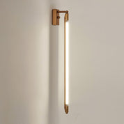 Euros - Gold Rotating LED Tube Wall Light