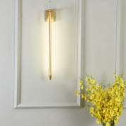 Euros - Gold Rotating LED Tube Wall Light