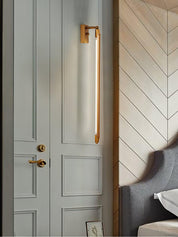 Euros - Gold Rotating LED Tube Wall Light
