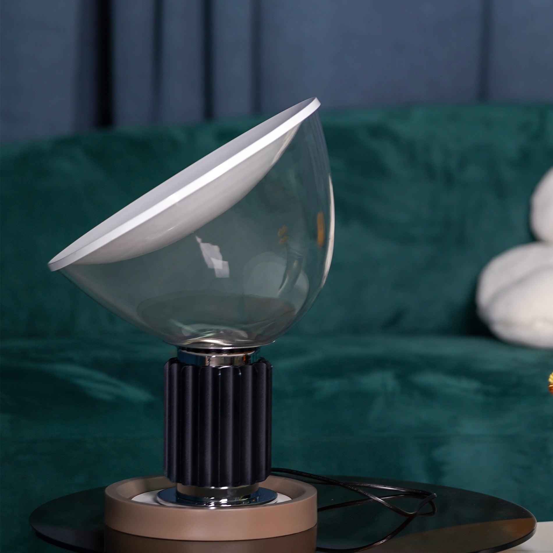 Aktis - Aluminum and Blown Glass Table Lamp