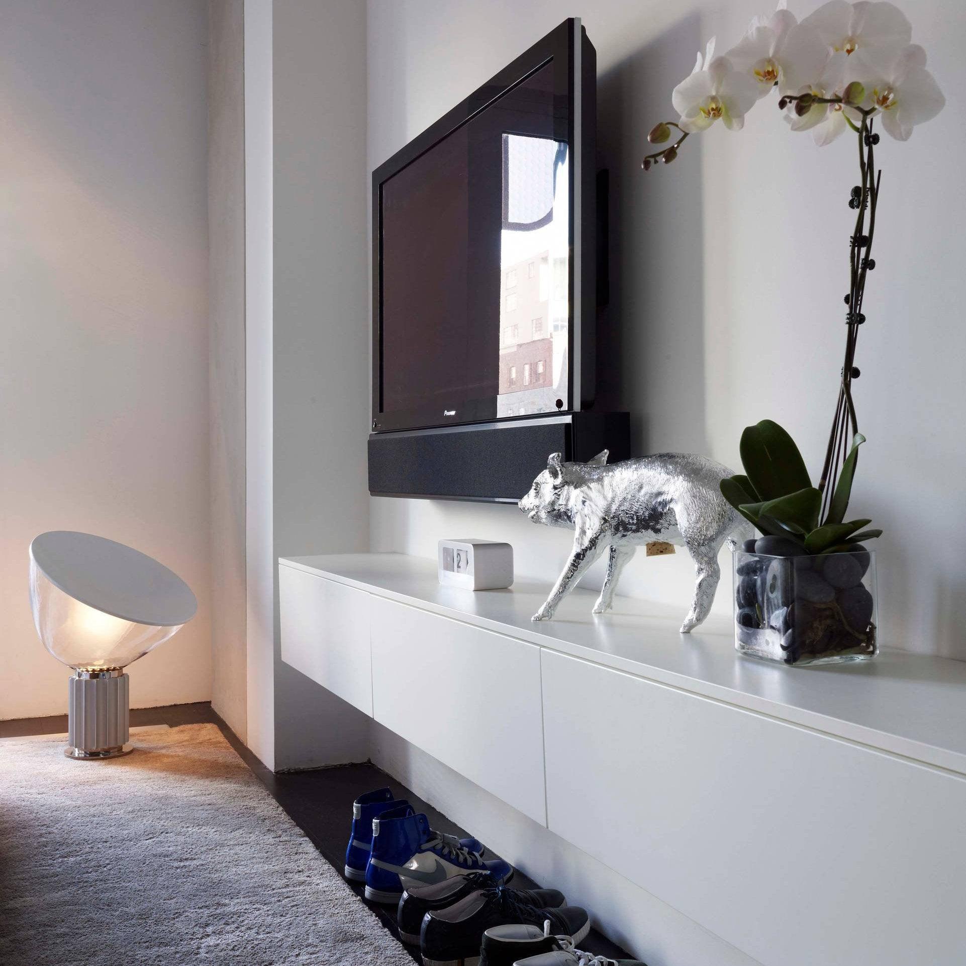 Aktis - Aluminum and Blown Glass Table Lamp