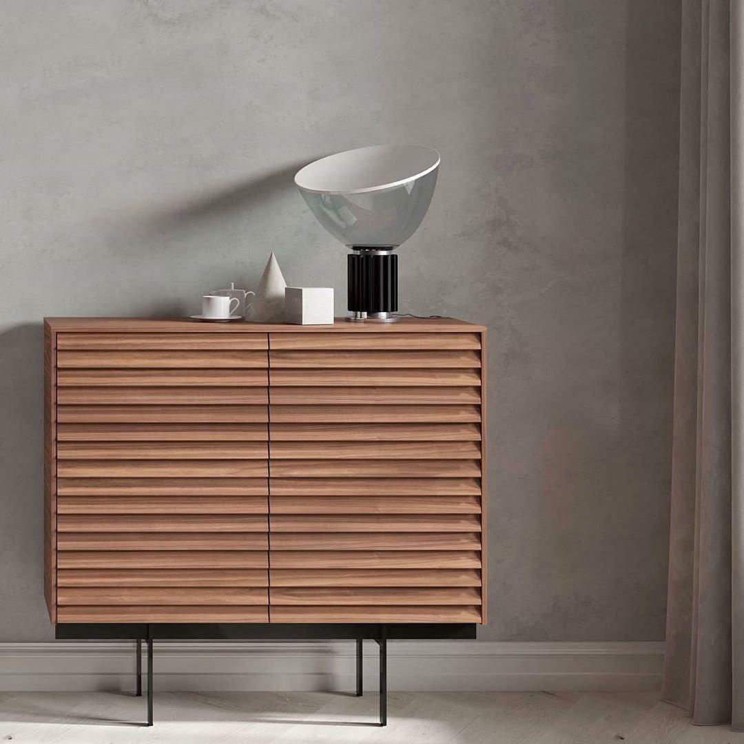 Aktis - Aluminum and Blown Glass Table Lamp