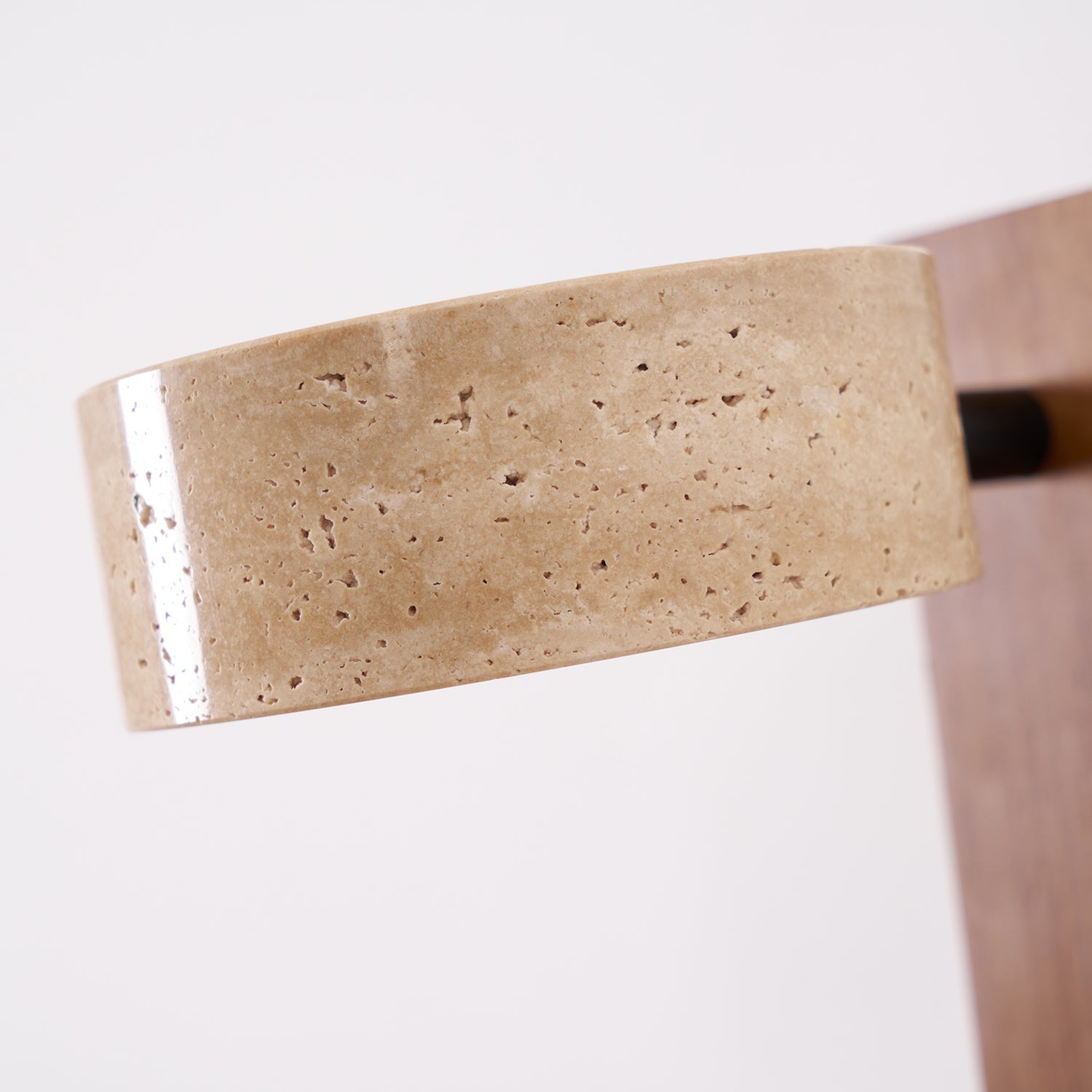 Kyparissos - Travertine and Walnut Wall Light