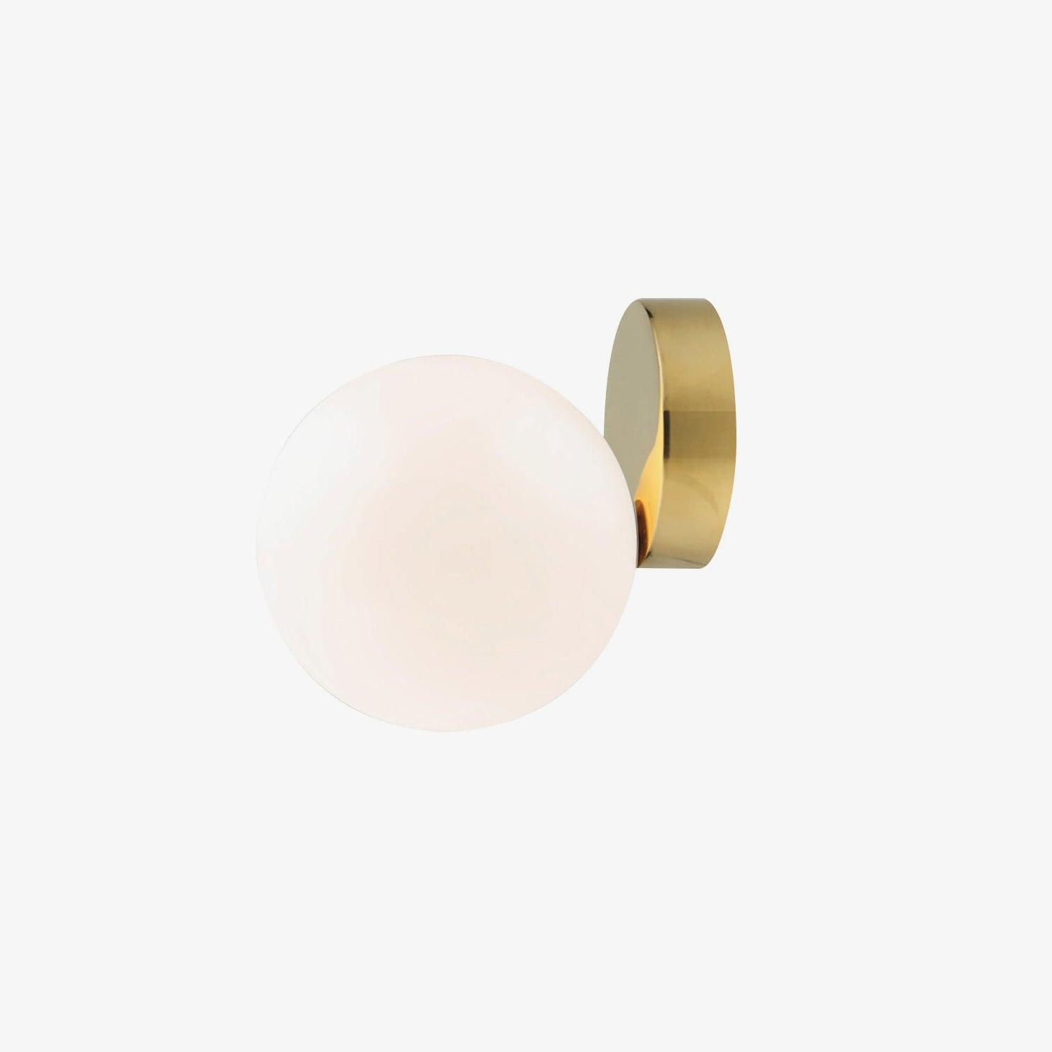 Aigeus - Gold and Glass Wall Lamp