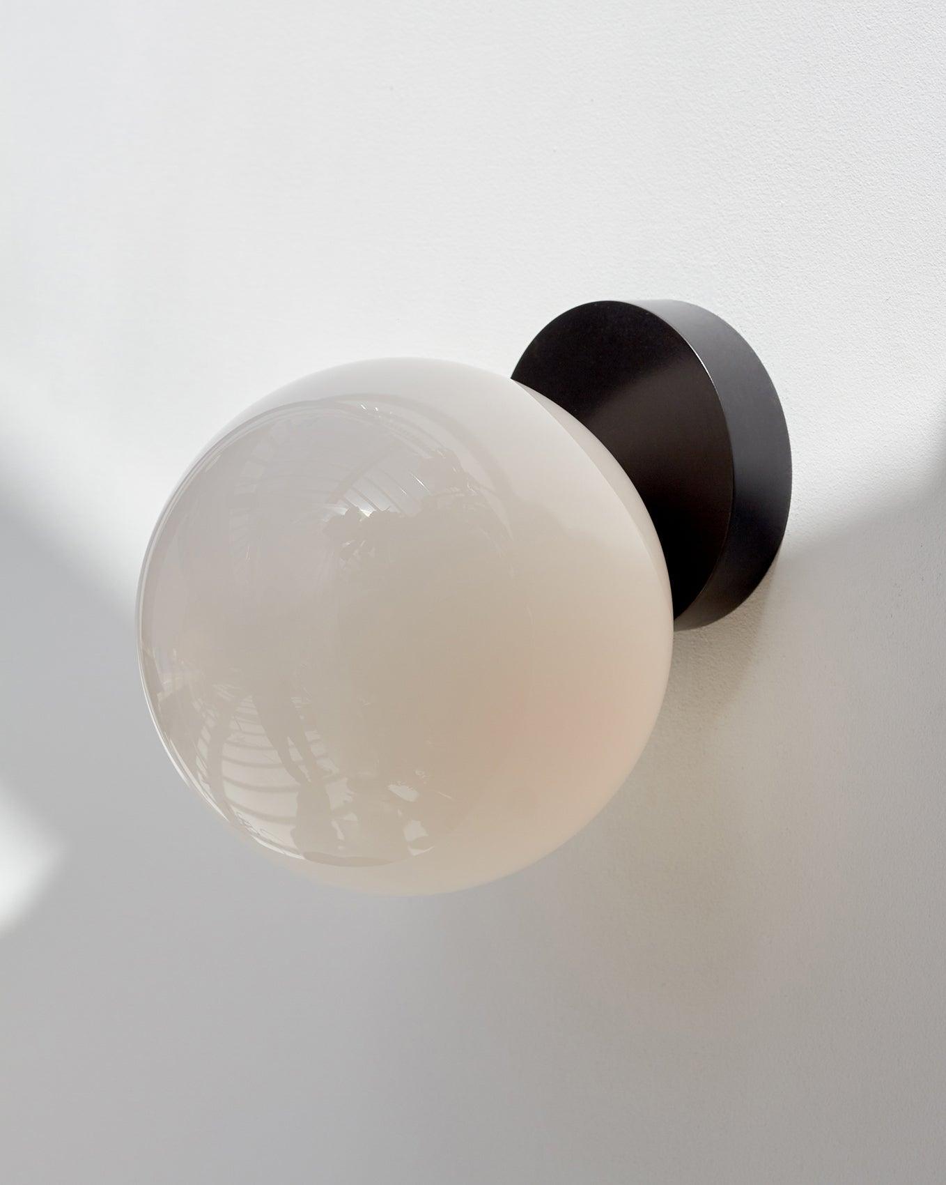 Aigeus - Gold and Glass Wall Lamp