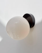 Aigeus - Gold and Glass Wall Lamp