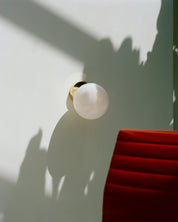 Aigeus - Gold and Glass Wall Lamp
