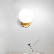 Aigeus - Gold and Glass Wall Lamp
