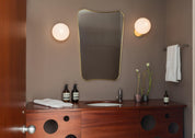 Aigeus - Gold and Glass Wall Lamp