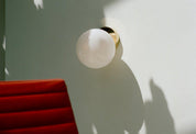 Aigeus - Gold and Glass Wall Lamp
