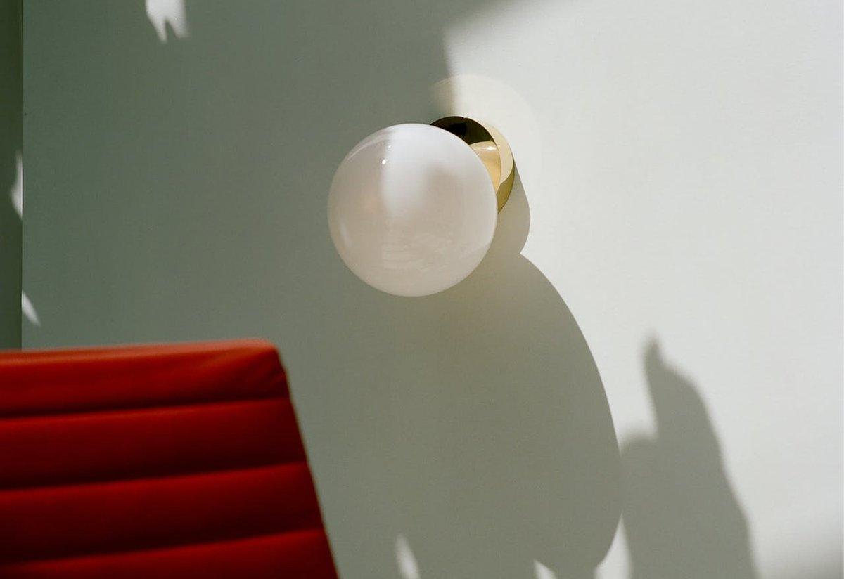 Aigeus - Gold and Glass Wall Lamp
