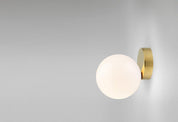Aigeus - Gold and Glass Wall Lamp