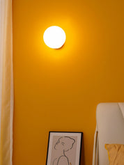 Aigeus - Gold and Glass Wall Lamp