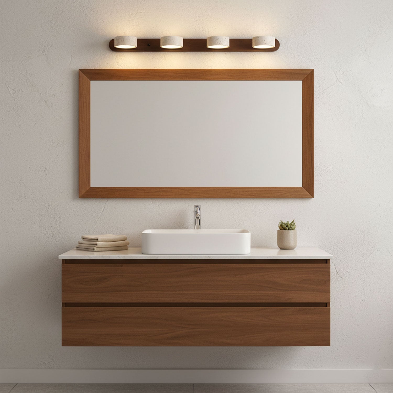 Aigle - Natural Travertine Wall Light