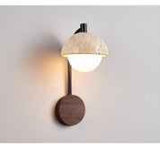 Palaimon - Travertine Swing Arm Wall Sconce