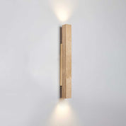 Koios - Travertine Column Wall Light