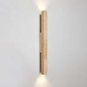 Koios - Travertine Column Wall Light