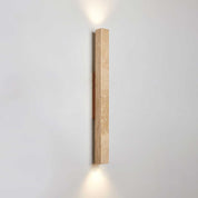 Koios - Travertine Column Wall Light