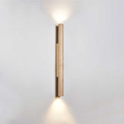 Koios - Travertine Column Wall Light