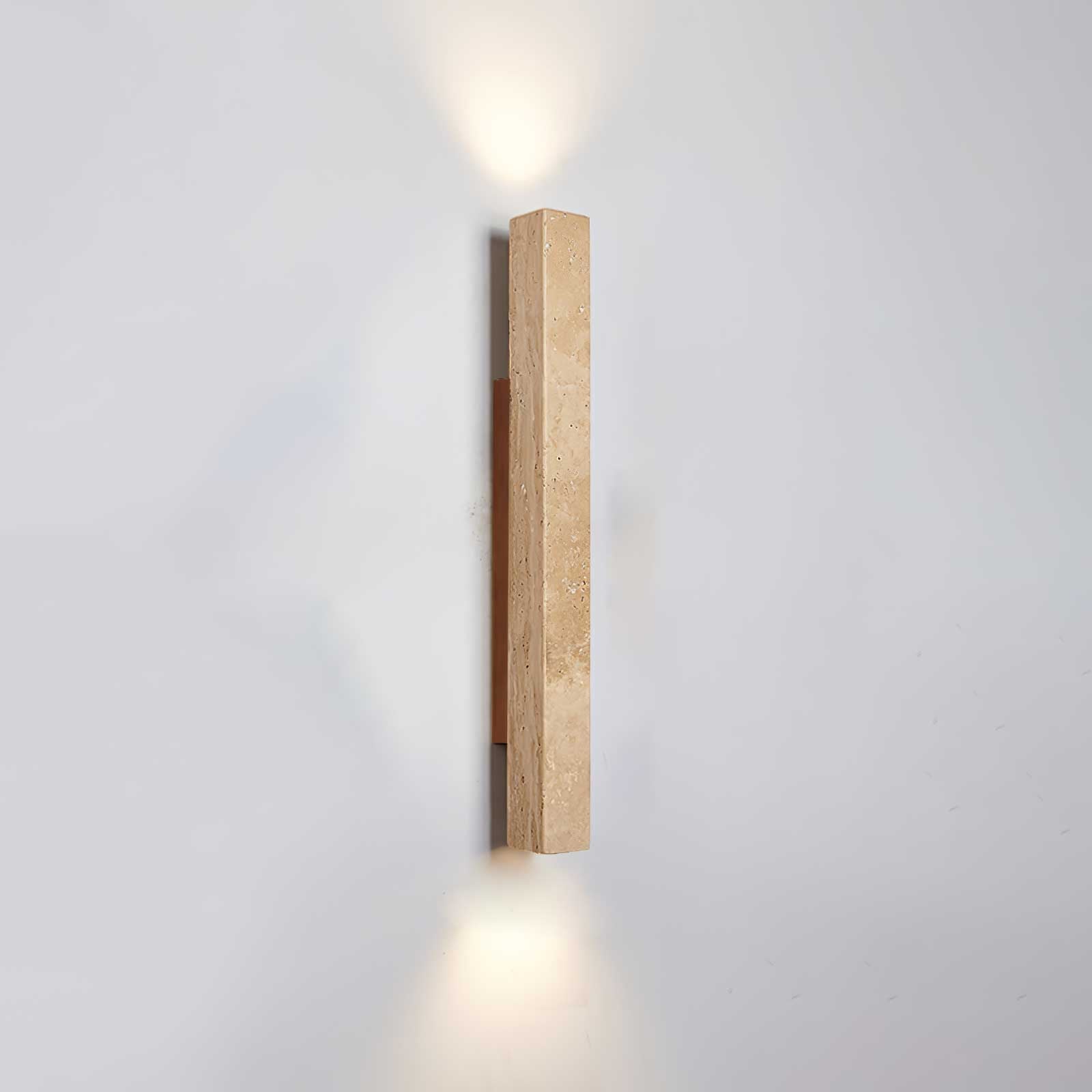 Koios - Travertine Column Wall Light