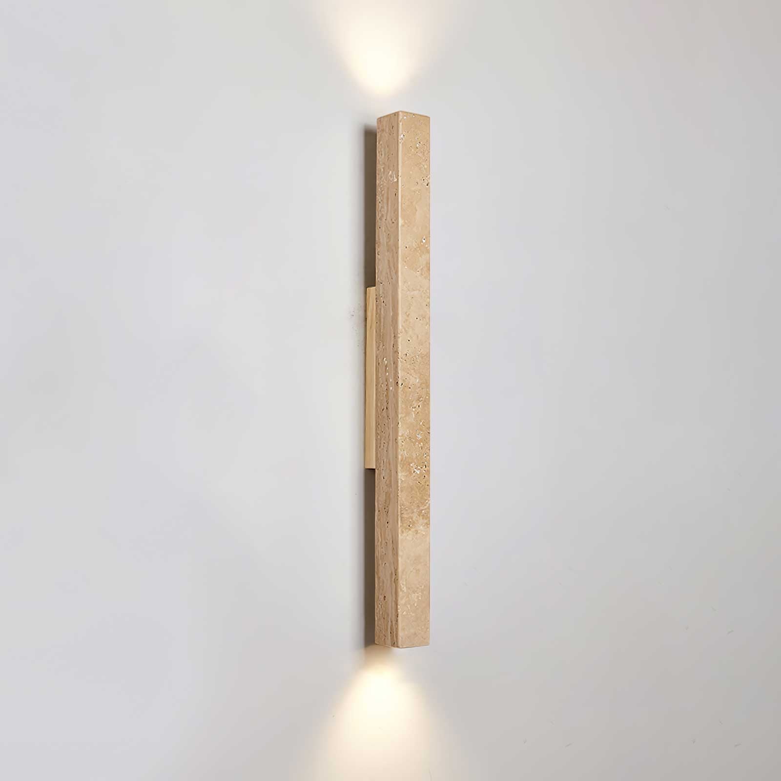 Koios - Travertine Column Wall Light