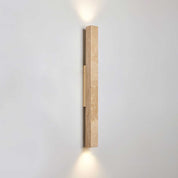 Koios - Travertine Column Wall Light