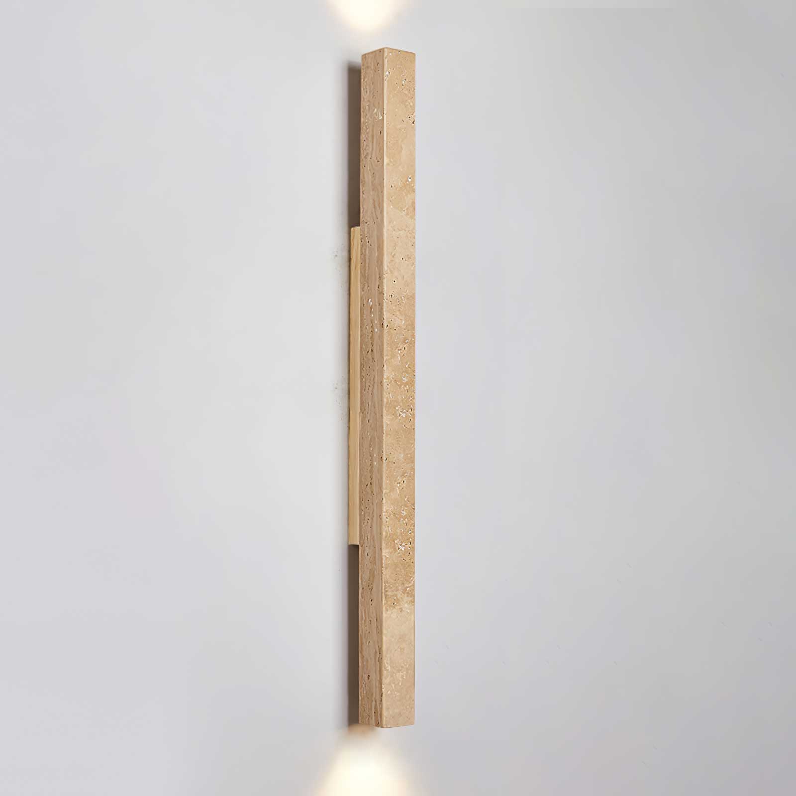 Koios - Travertine Column Wall Light