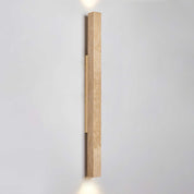 Koios - Travertine Column Wall Light