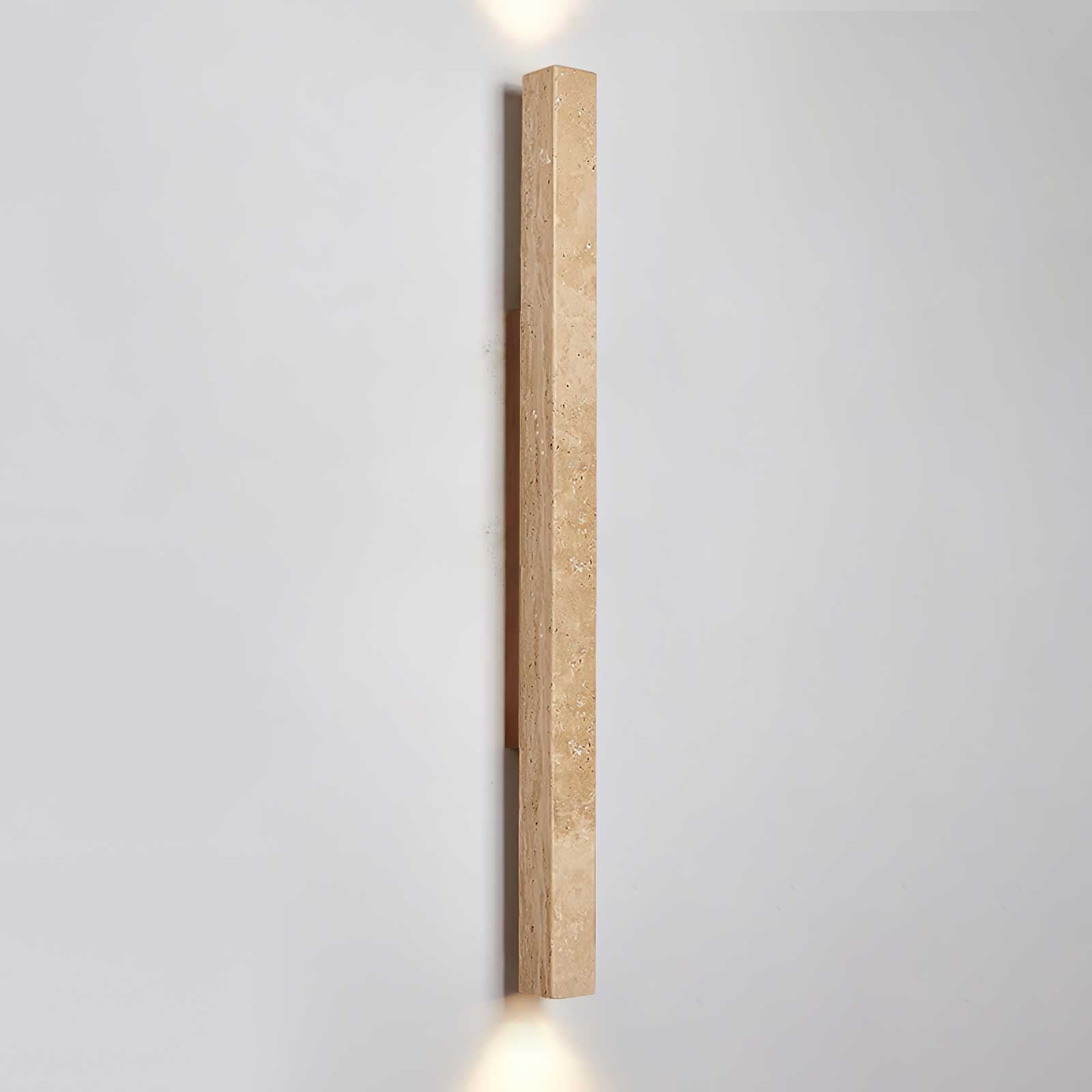 Koios - Travertine Column Wall Light