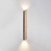 Koios - Travertine Column Wall Light