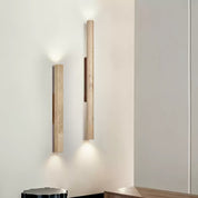 Koios - Travertine Column Wall Light