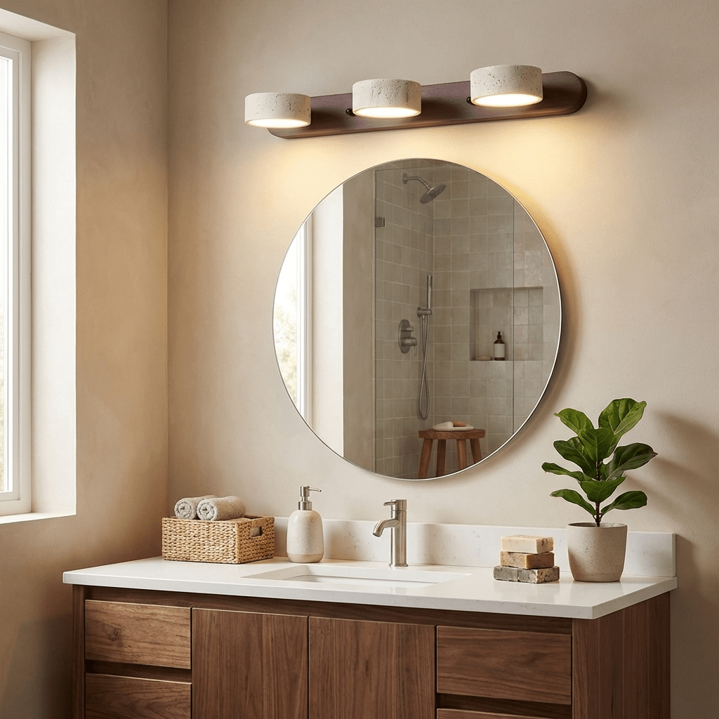 Aigle - Natural Travertine Wall Light