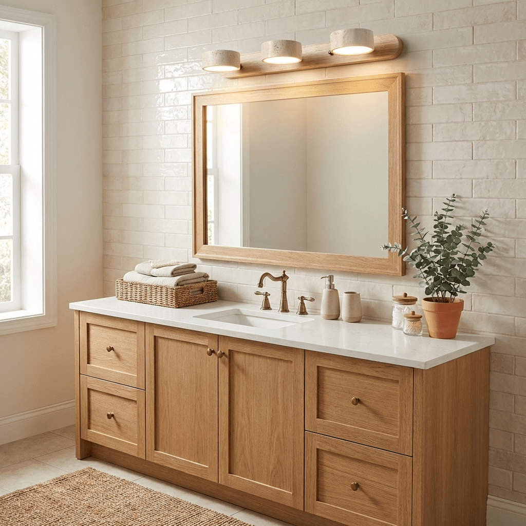 Phosphoros - Rechargeable Travertine Wall Light
