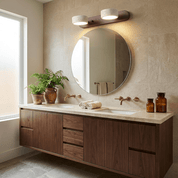 Phosphoros - Rechargeable Travertine Wall Light