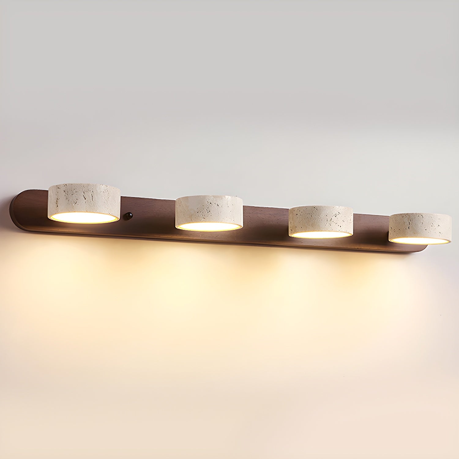 Phosphoros - Rechargeable Travertine Wall Light