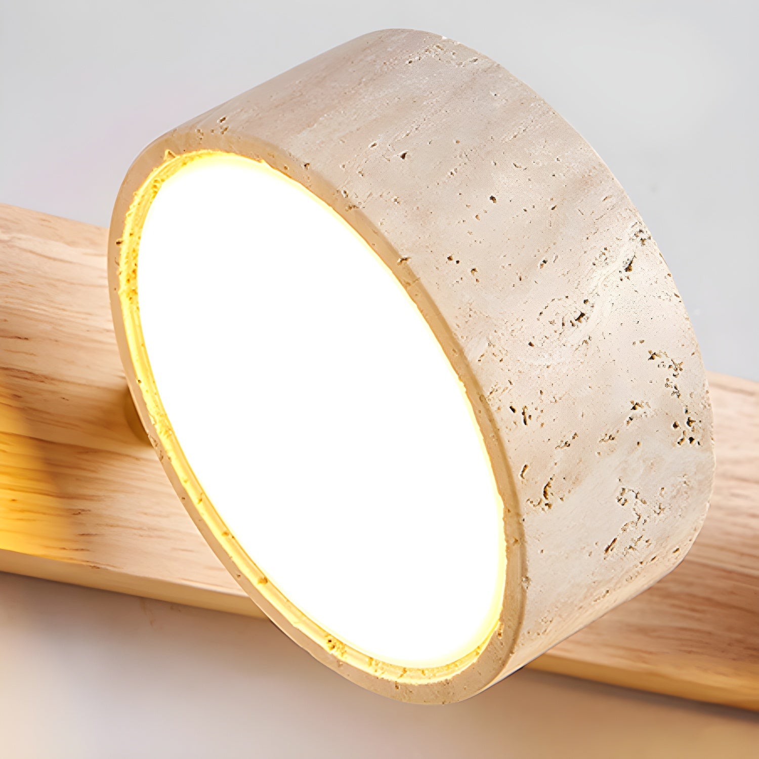 Aigle - Natural Travertine Wall Light