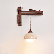Palaimon - Travertine Swing Arm Wall Sconce