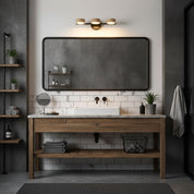 Sterope - Travertine Vanity Wall Light