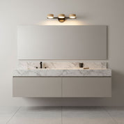 Sterope - Travertine Vanity Wall Light