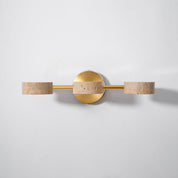 Sterope - Travertine Vanity Wall Light