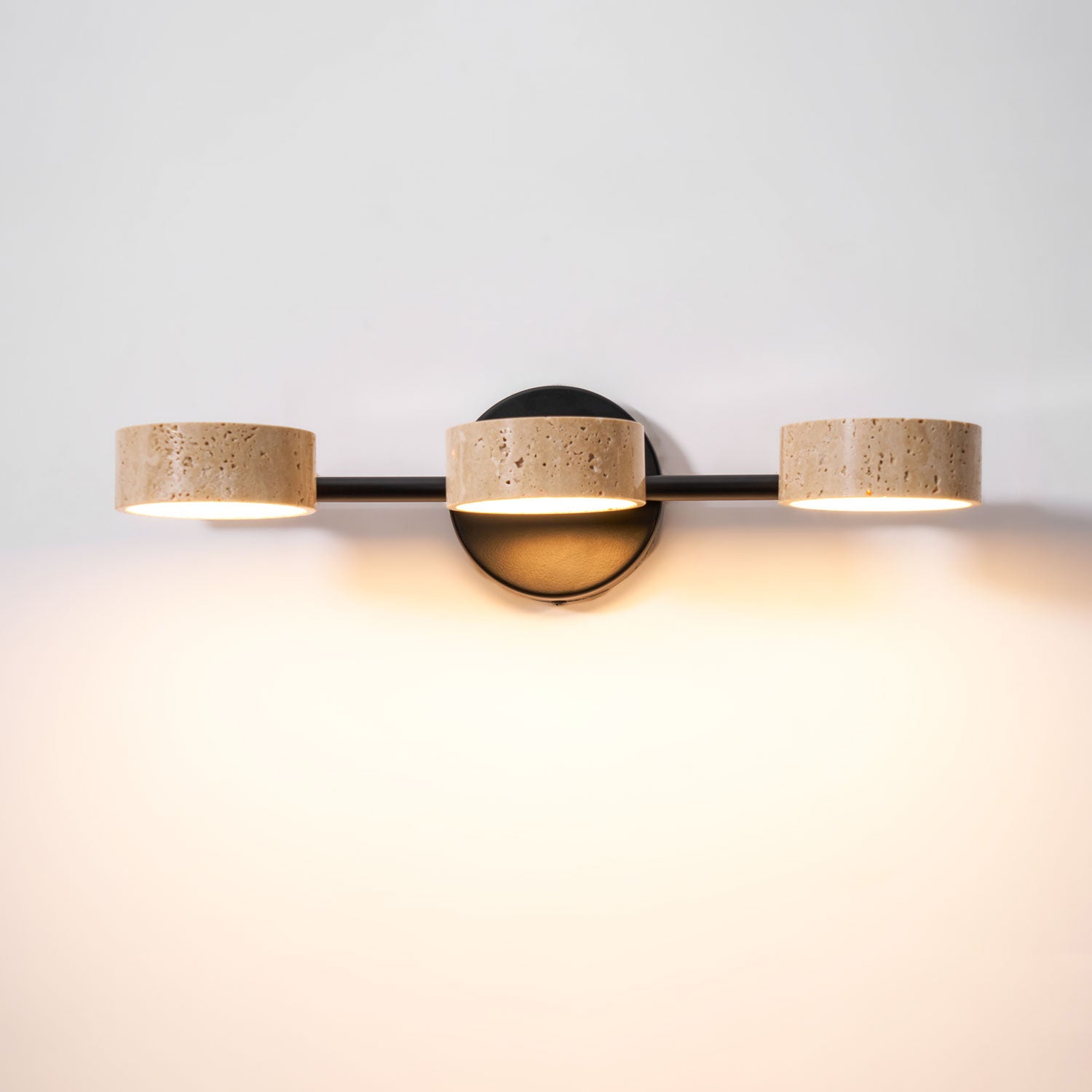 Sterope - Travertine Vanity Wall Light
