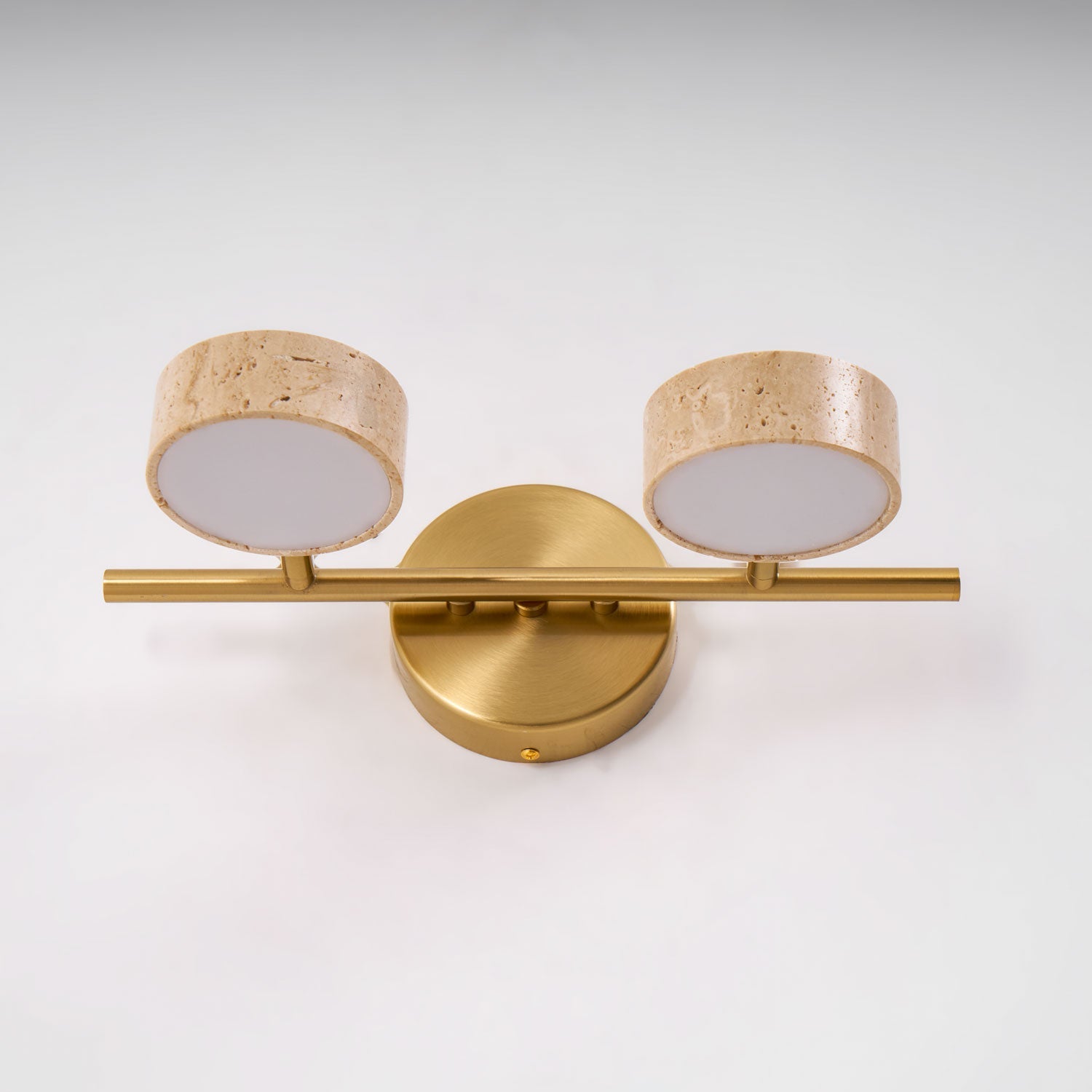 Sterope - Travertine Vanity Wall Light