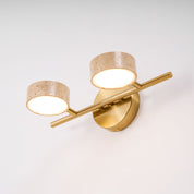 Sterope - Travertine Vanity Wall Light