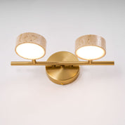 Sterope - Travertine Vanity Wall Light