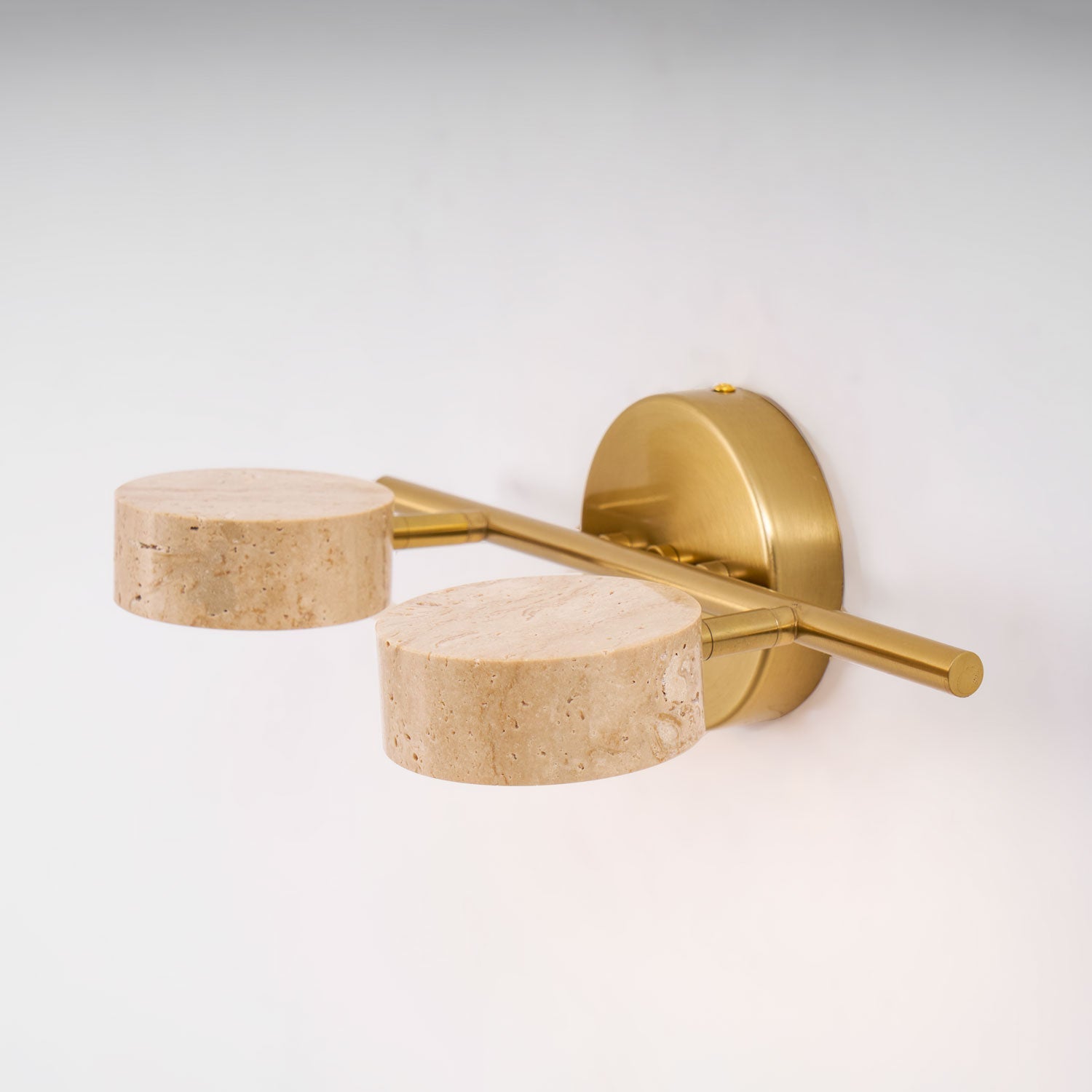 Sterope - Travertine Vanity Wall Light