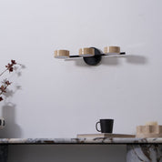 Sterope - Travertine Vanity Wall Light