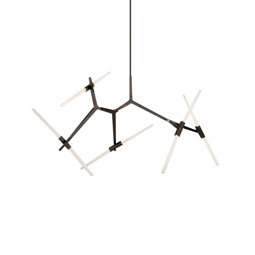 Lorna Glass Multi-Head Chandelier – detail 40